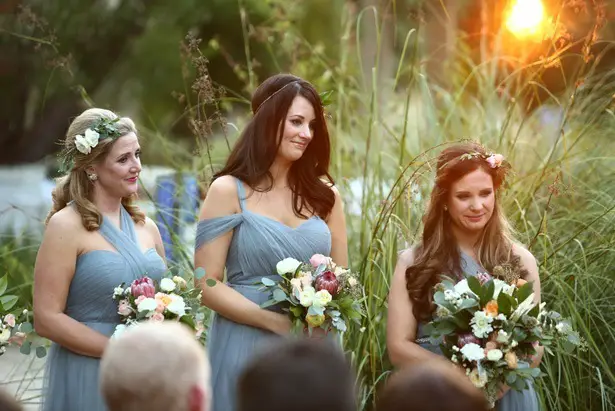 Grey bridesmaids dresses - Hyde Park Photo