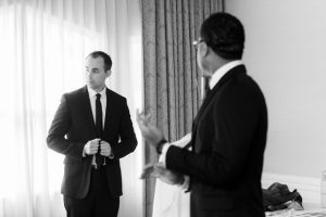 Groomsman getting ready - Will Pursell Photography