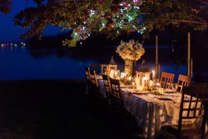 Weterfront Wedding Reception - Sage to Sea Film Photography