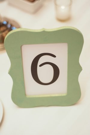 Table number - Will Pursell Photography