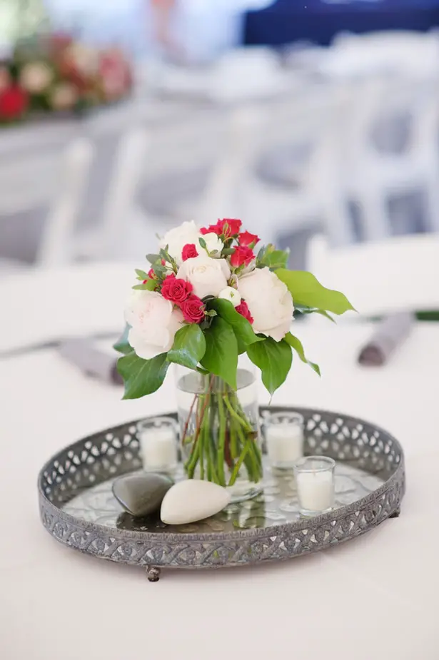 Wedding centerpiece - Justin Wright Photography