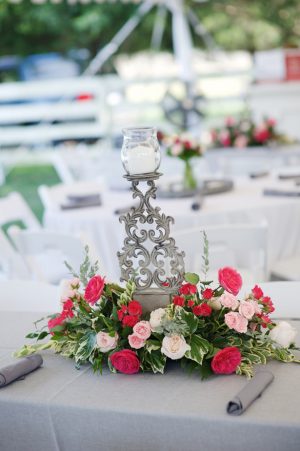 Wedding centerpiece - Justin Wright Photography