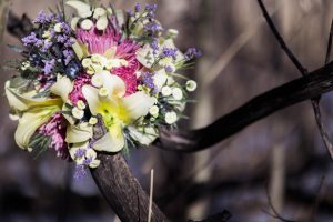Wedding colorful flowers - Mathew Irving Photography