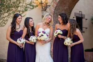 Bridesmaid purple dresses - Life's Highlights