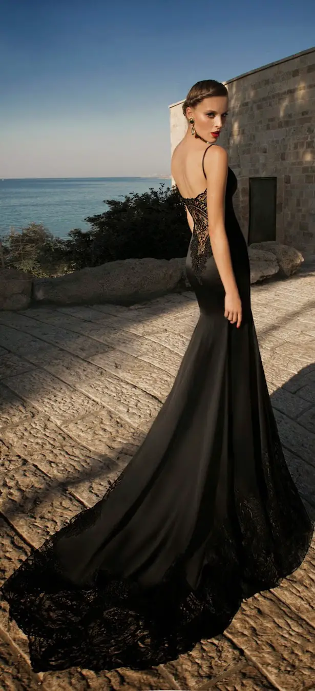 black wedding dress 2019