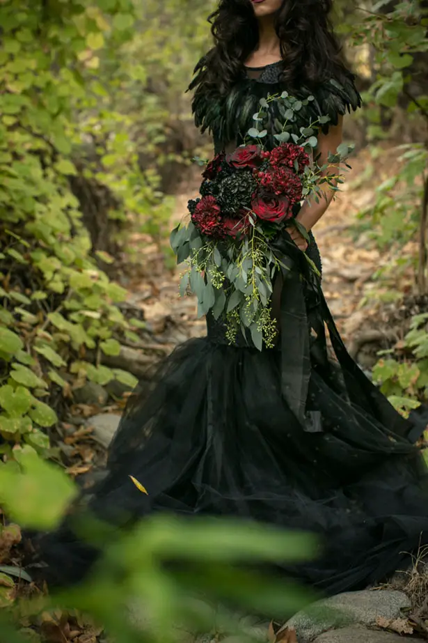 Halloween bride - Sweet Blooms Photography