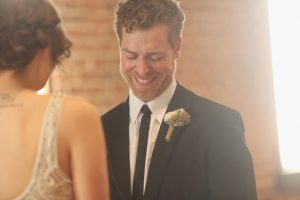 Happy groom - j.woodbery photography