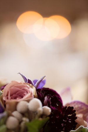Purple wedding flower - Mad Chicken Studio