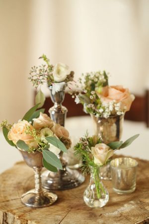 Rustic wedding centerpieces - j.woodbery photography