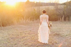 Summer wedding dress - j.woodbery photography