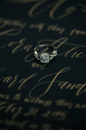 Wedding diamond ring - Sweet Blooms Photography