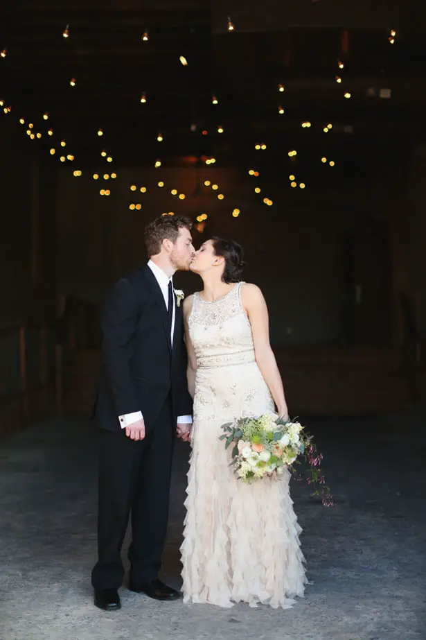 Wedding kiss picture - j.woodbery photography