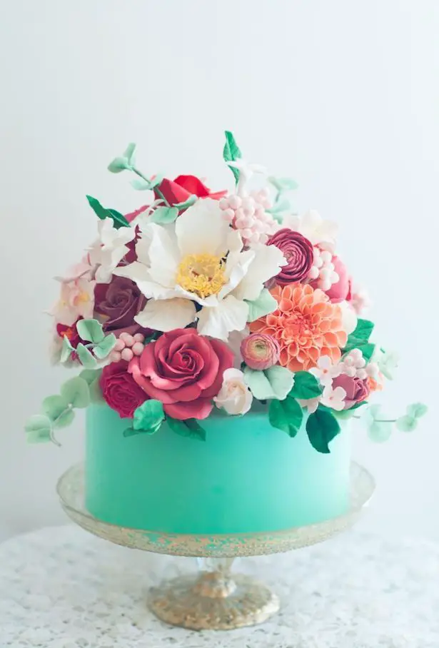 Romantic Floral Wedding Cake - Lulu's Sweet Secrets