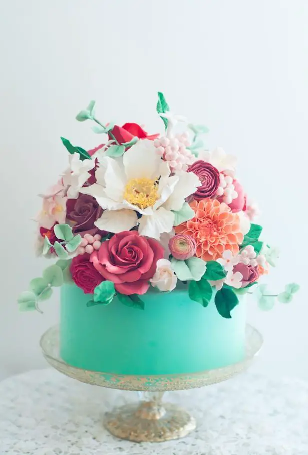 38 of the Prettiest Floral Wedding Cakes