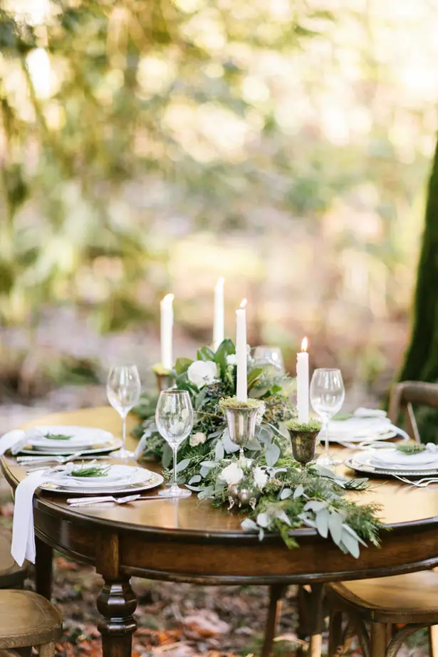 Classic wedding table setting - Jennifer Fujikawa Photography