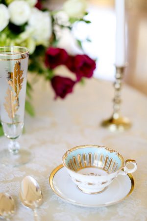 Classic wedding tea cup - Sarah Goodwin Photography