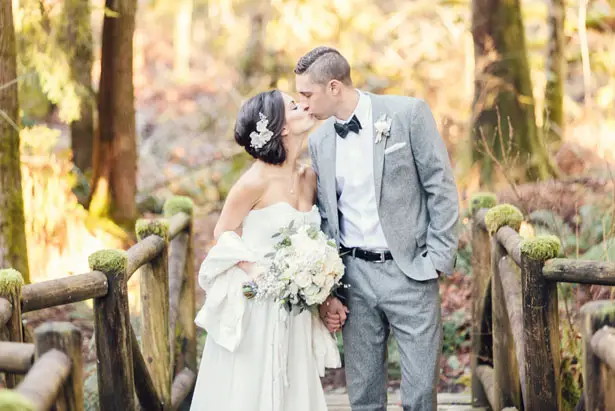 First wedding kiss - Jennifer Fujikawa Photography