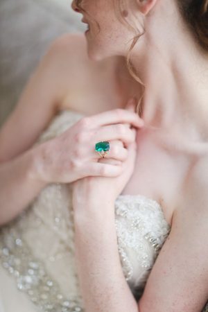 Green wedding ring - Sarah Goodwin Photography