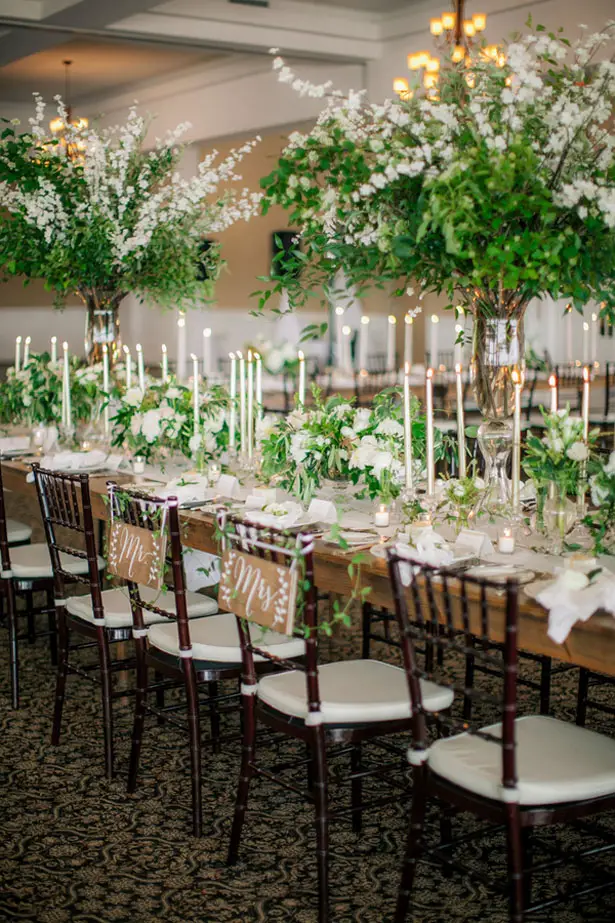Stunning Wedding Tablescape - Clane Gessel Photography
