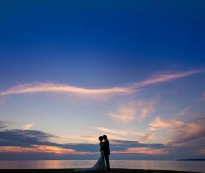Outdoor romantic wedding photo - Clane Gessel Photography