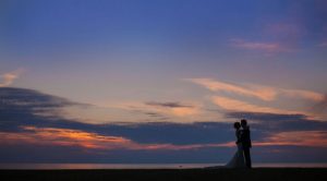Outdoor romantic wedding picture - Clane Gessel Photography