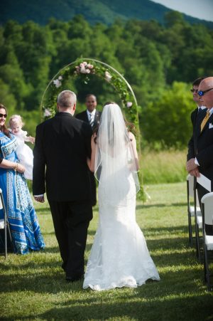 Outdoor wedding ceremony - Skyryder Photography, LLC