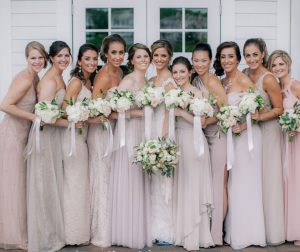 Pink bridesmaid dresses - Clane Gessel Photography