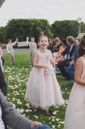 Pink flower girl dress - Studio De Jonge