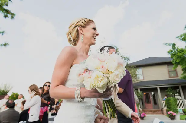 Pink wedding bouquet - Studio De Jonge