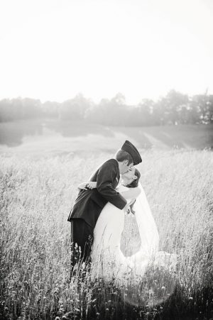 Romantic wedding kiss - Skyryder Photography, LLC