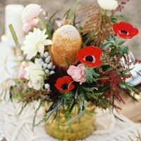 Short wedding centerpiece - Sharon Nicole Photography