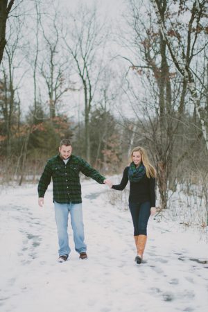 Snow engagement pictures - Shaunae Teske Photography