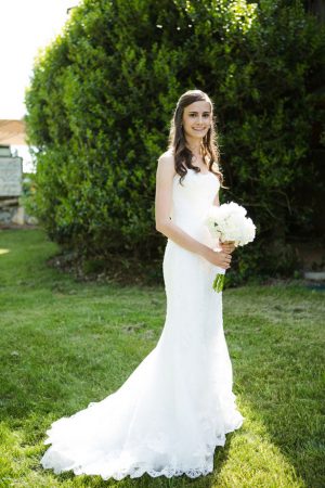 Strapless wedding dress - Skyryder Photography, LLC