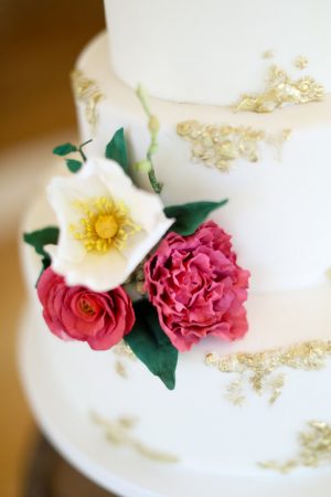 Wedding cake details - Sarah Goodwin Photography