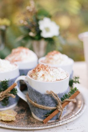 Wedding cocoa cocktail - Jennifer Fujikawa Photography