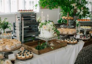 Wedding dessert table - Clane Gessel Photography