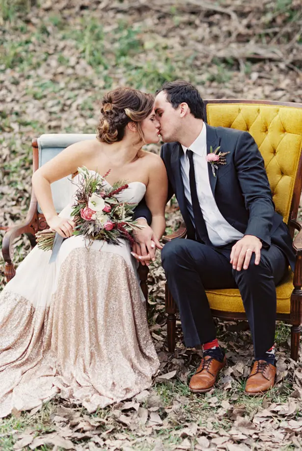 Wedding kiss - Sharon Nicole Photography