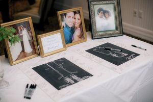 Wedding signing table - Clane Gessel Photography