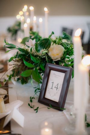 Wedding table number - Clane Gessel Photography