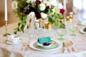 Wedding table setting - Sarah Goodwin Photography