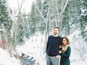 Winter engagement - Mallory Renee Photography