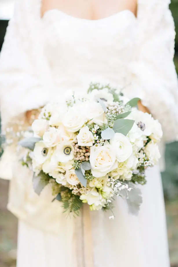 Winter wedding bouquet - Jennifer Fujikawa Photography