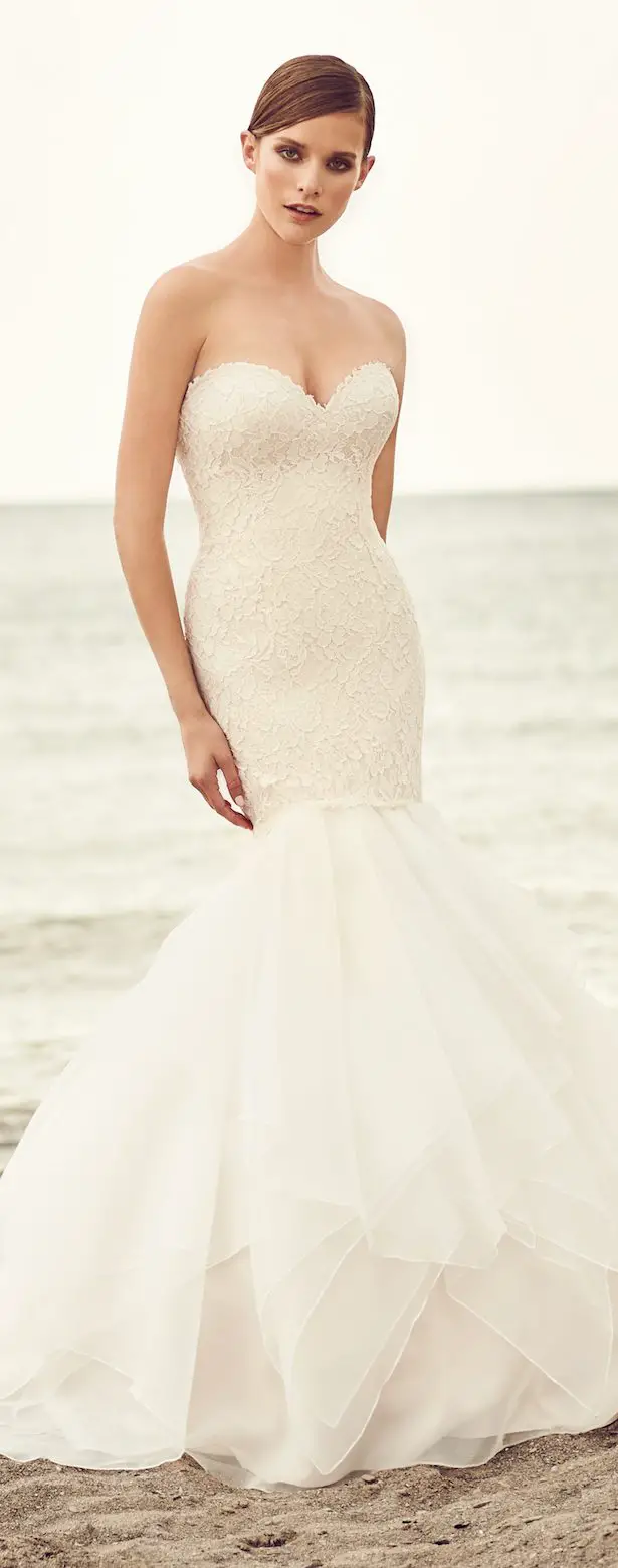 Wedding Dress by Mikaella Bridal Spring 2017 Collection 
