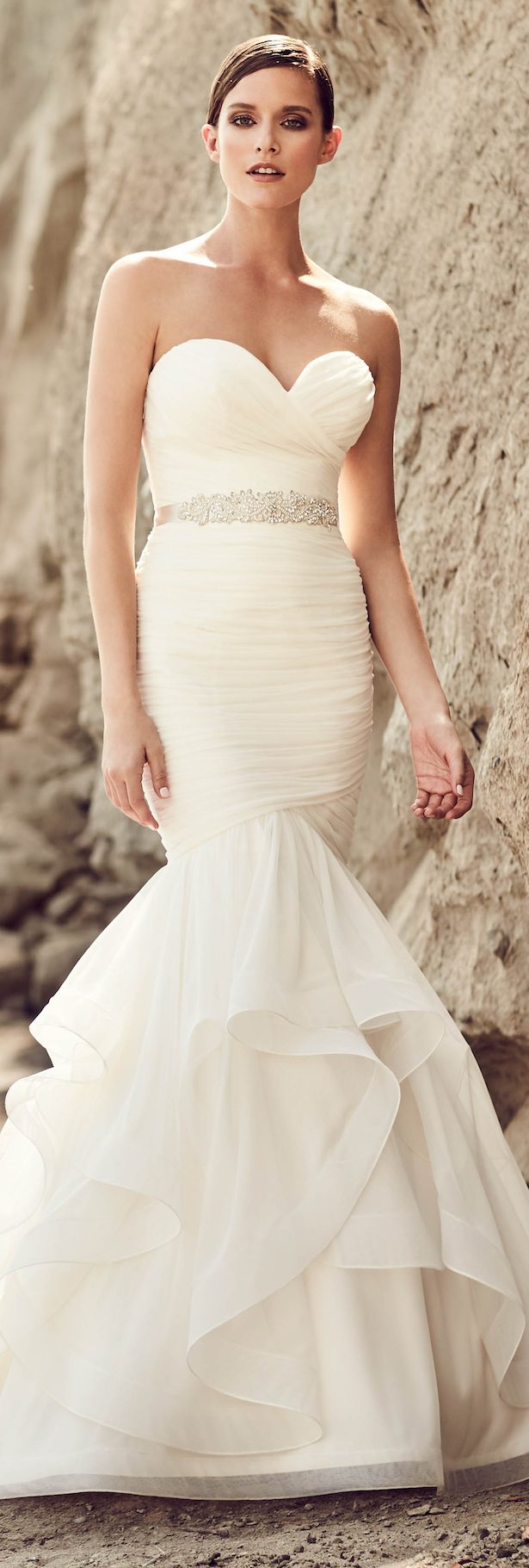 Wedding Dress by Mikaella Bridal Spring 2017 Collection 