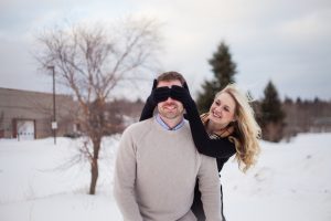 Snow Engagement Session - Wren Photography