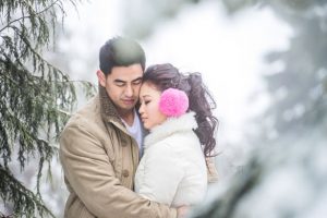 Winter engagement - L'Estelle Photography