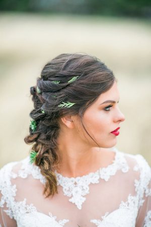 Braided bridal hair idea - Dani Cowan Photography