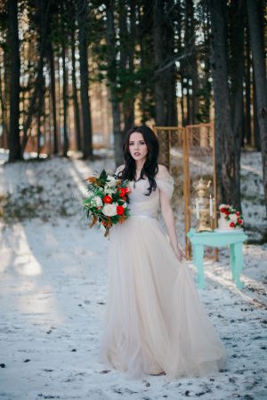 Western Romance Winter  Wedding  Inspiration Belle The 