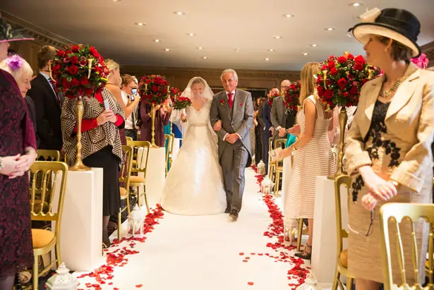 Walking down the aisle - Cameo Photography