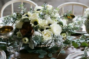 Floral wedding centerpiece - Erin Johnson Photography